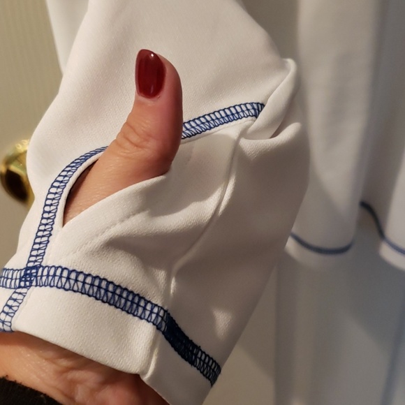 NWT! NY Giants 🏈Athletic Three Quarter Zip - Picture 4 of 6